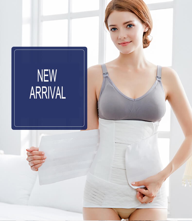 1 waist cincher trimmer-slimming tummy tuck body shaper recovery postpartum  belly hand belts - Siamslim