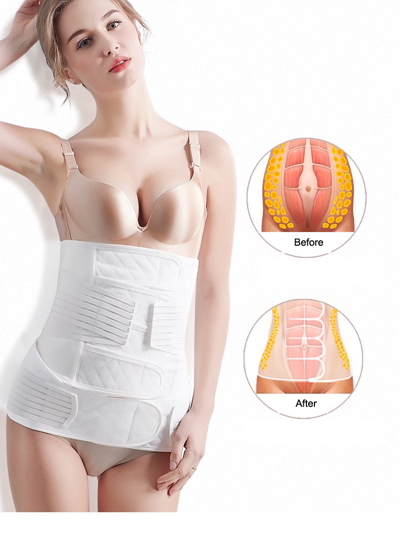 Acheter Ceinture abdominale élastique pour femmes post-partum, 3 tailles,  soutien de maternité, enveloppe de taille post-partum